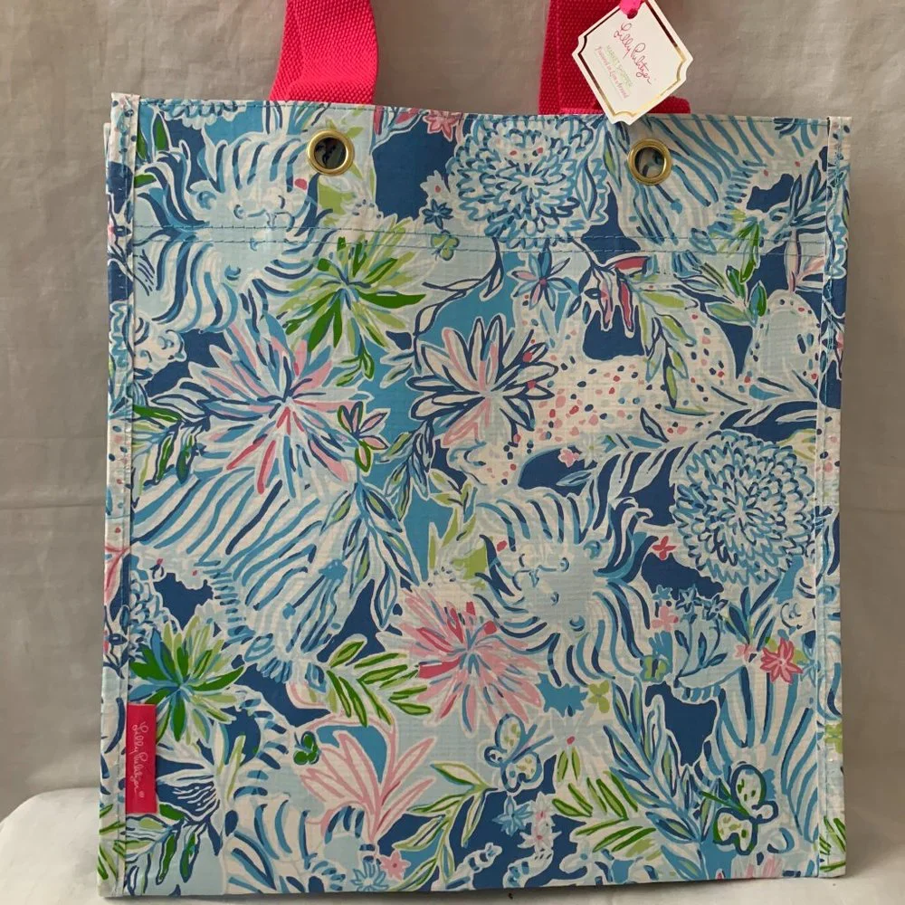 LILLY PULITZER Lion Around Shopper Tote Bag